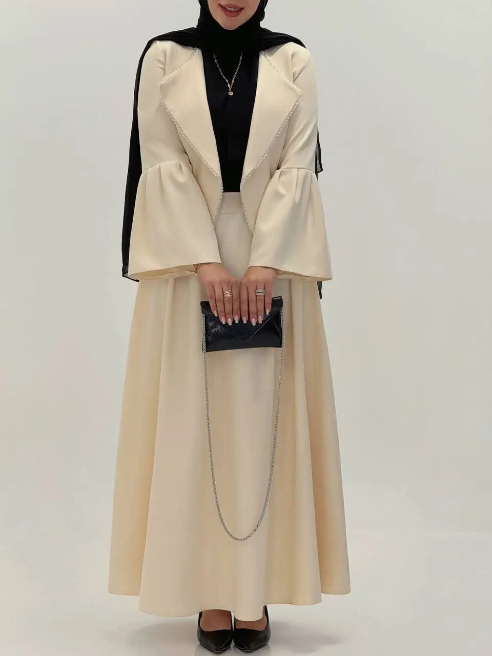 3581-کت و دامن روژان (ایراددار)